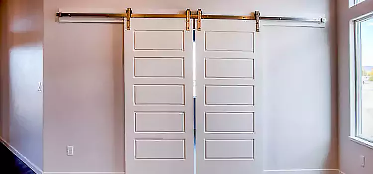 Glass Barn Door with Installation Hardware Kit Bullhead City
