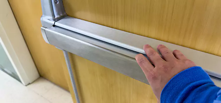 Installing a Push Bar on a Door Bullhead City